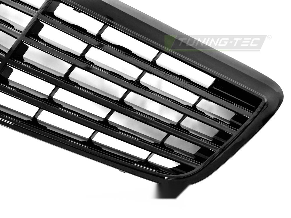 Grill Mercedes E-Klasse W211/S211 06-09 sett fra siden, struktur synlig.
