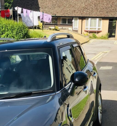Heko vindavviser til Mini COUNTRYMAN F60 II 5D – svart transparent