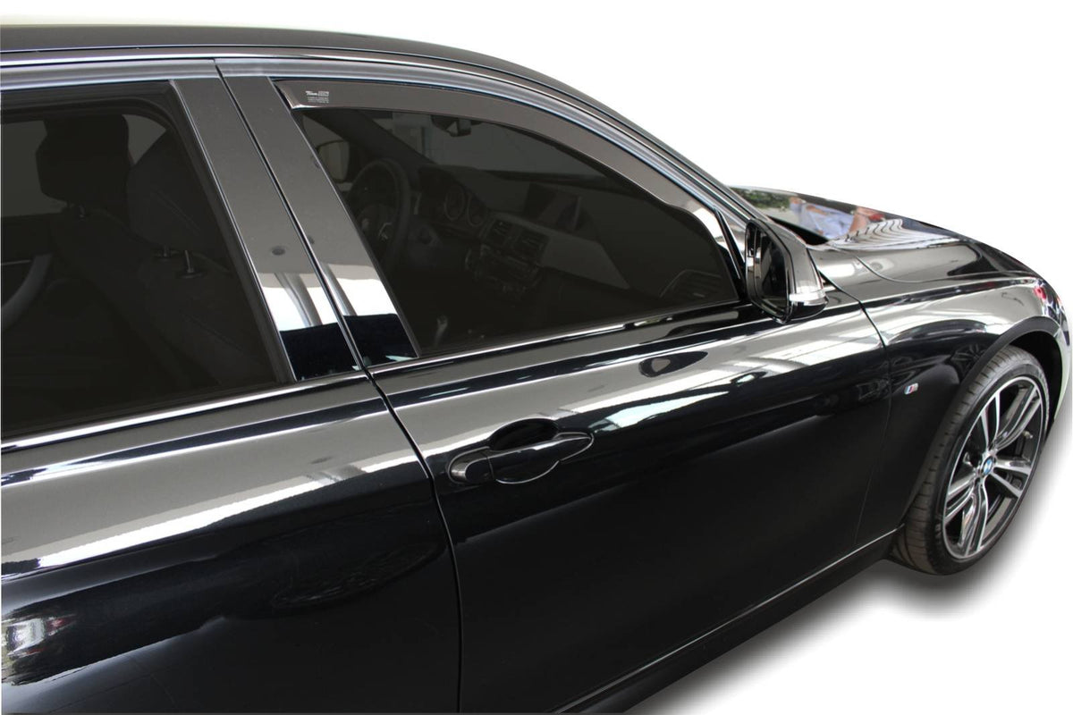 Heko vindavviser til Bmw 3-serie F30 4-dørs – sort transparent