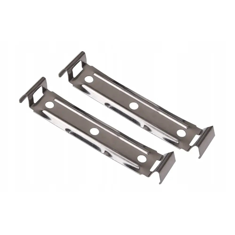 Metallbeslag for LED panel lampe, skrå toppvinkel som viser bøyd kant for enkel montering.