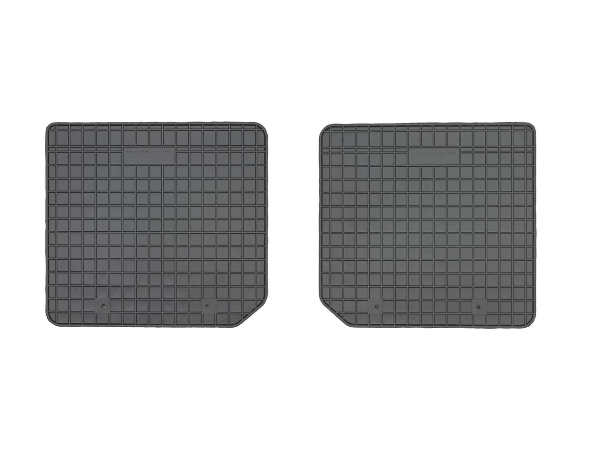 Frogum gummimatter til Opel Zafira A (1999-2005) – svart-anthracite, sidekant 1 cm, sett med 2 stk