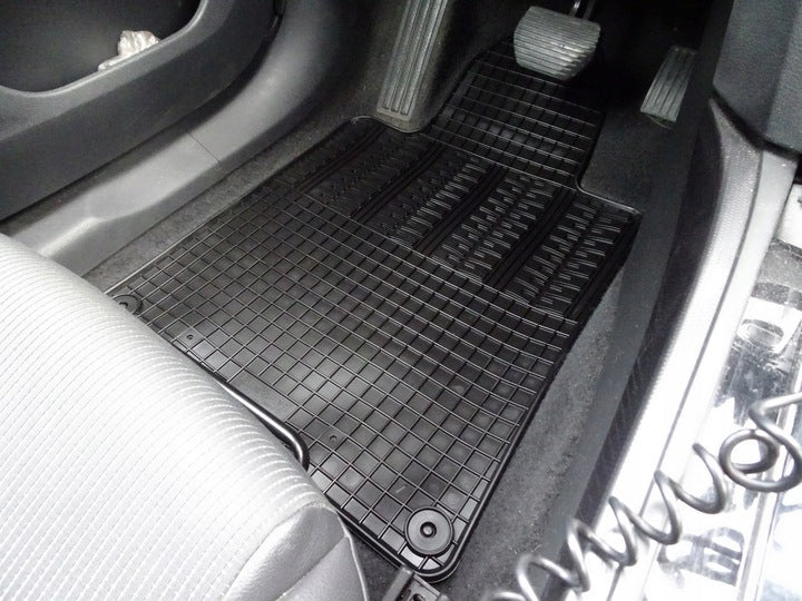 CikCar gummimatter til Citroen C4 III / ë-C4 – modelltilpasset, antiskli, lavt kant 10 mm, sett med 4 stk.