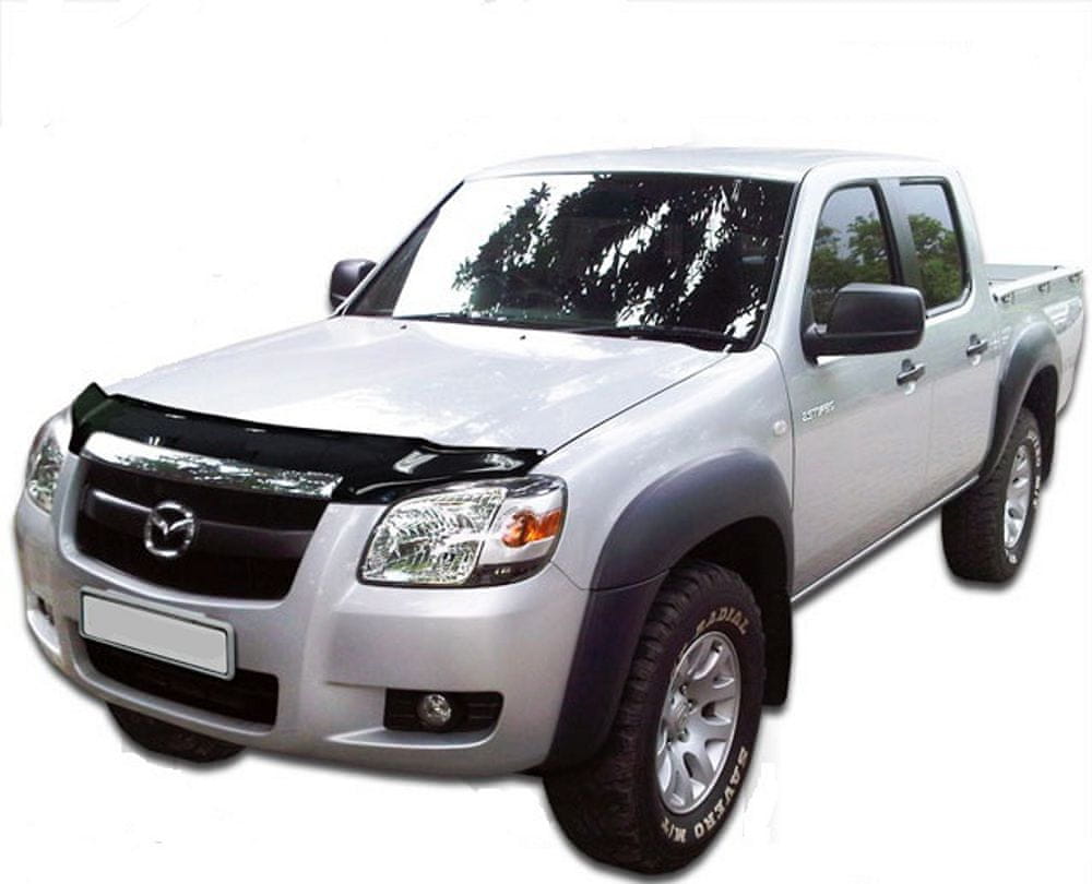 Scoutt panserbeskytter i akryl til Mazda BT-50 (2008-2011) med beskyttelse mot steinsprut og enkel montering