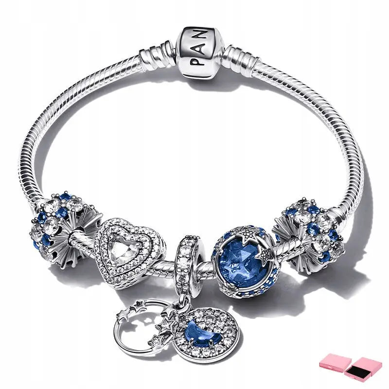 Armbånd Dame med Charms - Sølv 925 Moderne Design