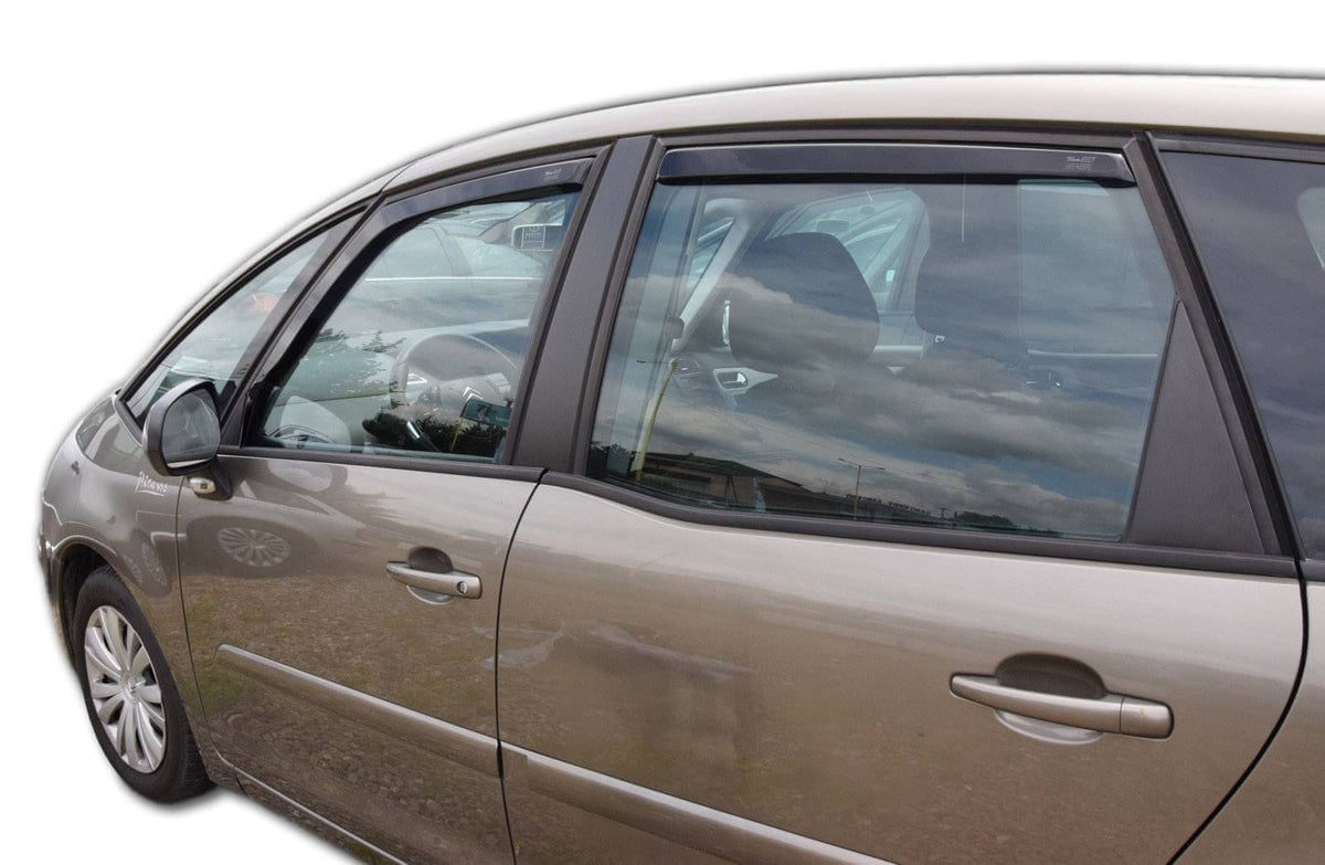 Heko vindavviser til Citroen C4 PICASSO Mk1 5-dørs 09. – sort transparent