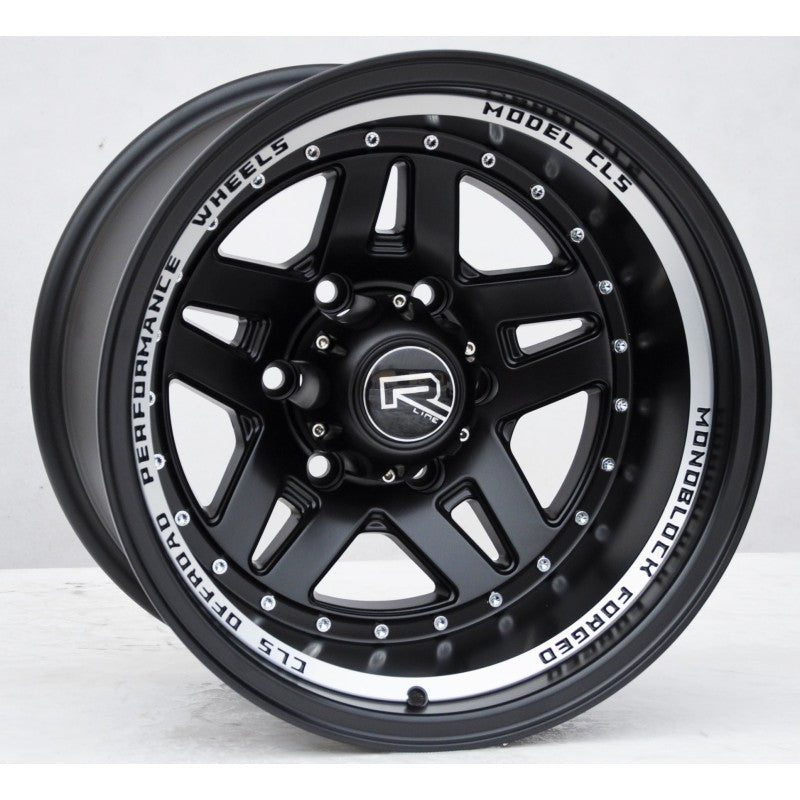 Felger 6x139,7 16x8,5 ET-27 110,1 svart matt