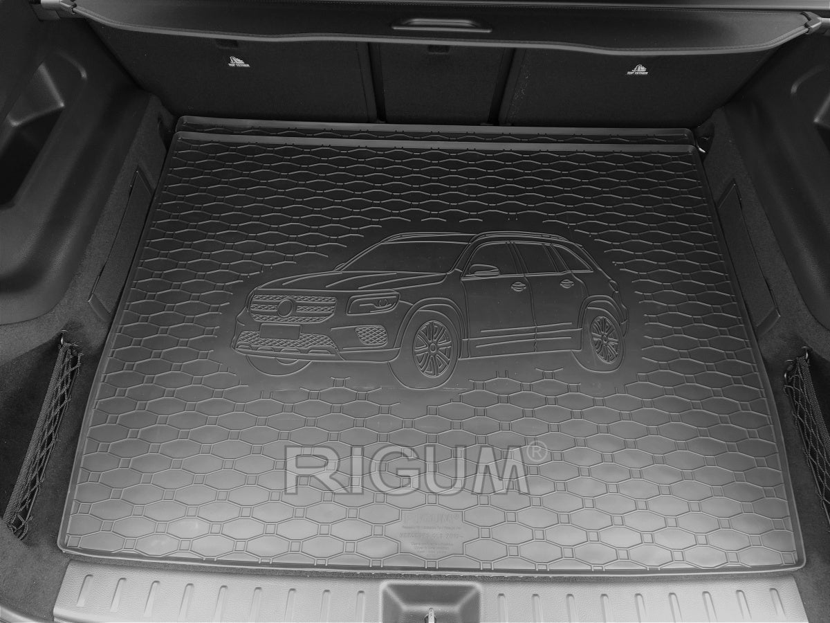 Rigum bagasjeromsmatte til Mercedes GLB (X247) / EQB (X243) – svart titanium