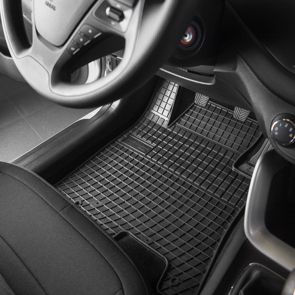 Gulvmatter Hyundai Kona I (2018-2023) – med sidekant på 1 cm - detaljer