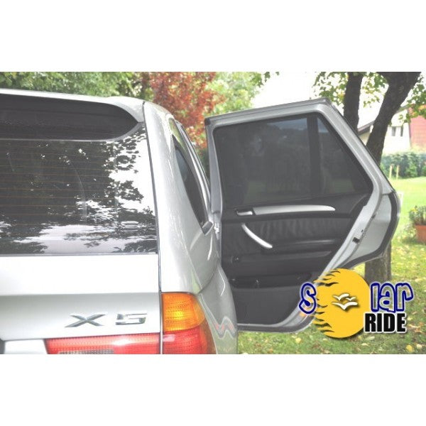 Solskjerm Bmw X5 (E53) (1999-2006) (4 stk) - sett forfra