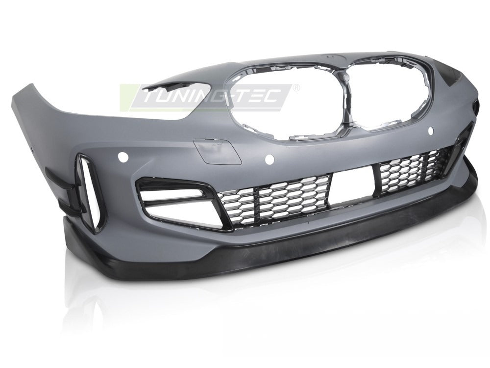 Detaljbilde av frontfanger BMW F40 19-24 med detaljer.