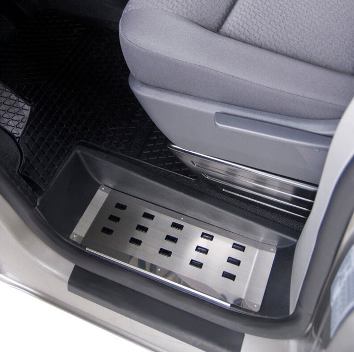 Alufrost dørbeskytter til Renault Master III – rustfritt stål satin krom