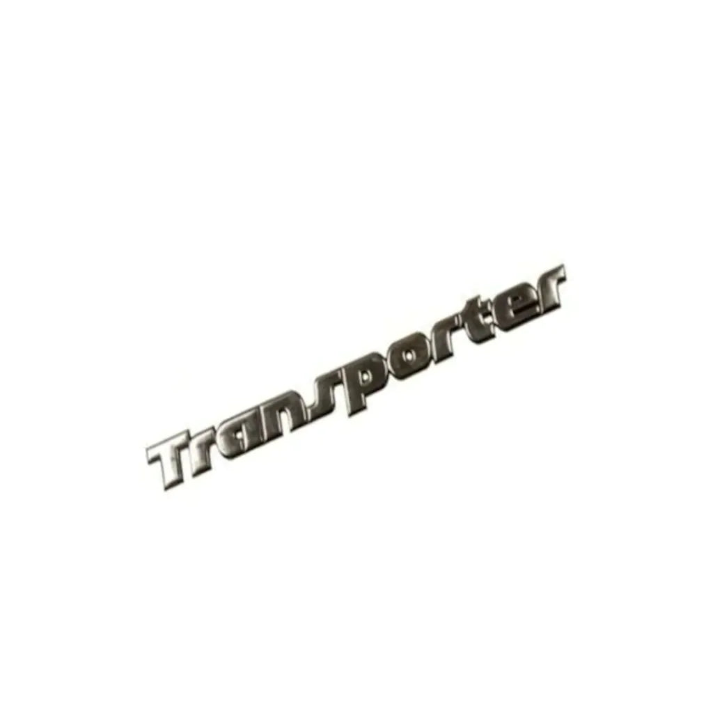Emblem/logo til VW T4 i blank krom for bakluke, original VW Transporter-delel