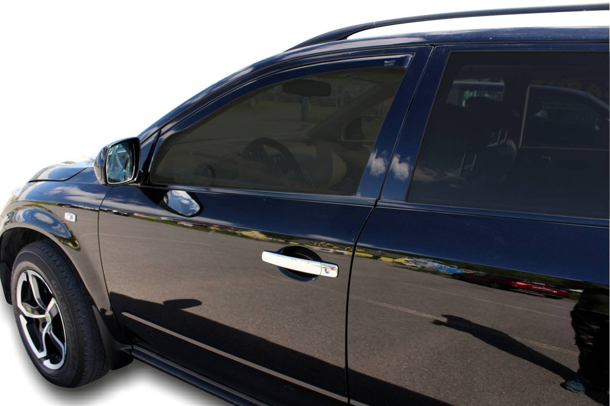 Heko vindavviser til Nissan MURANO Z50 5-dørs – sort transparent