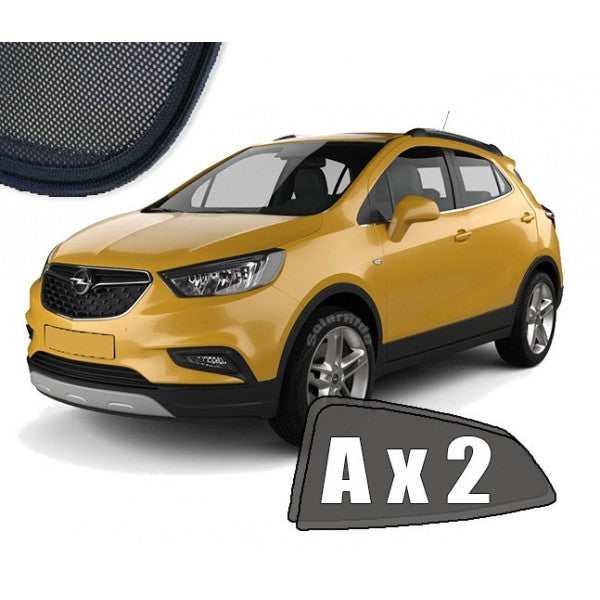 Sr solskjerm i akryl til Opel Mokka A / Mokka X, vindavviser og regnbeskyttelse