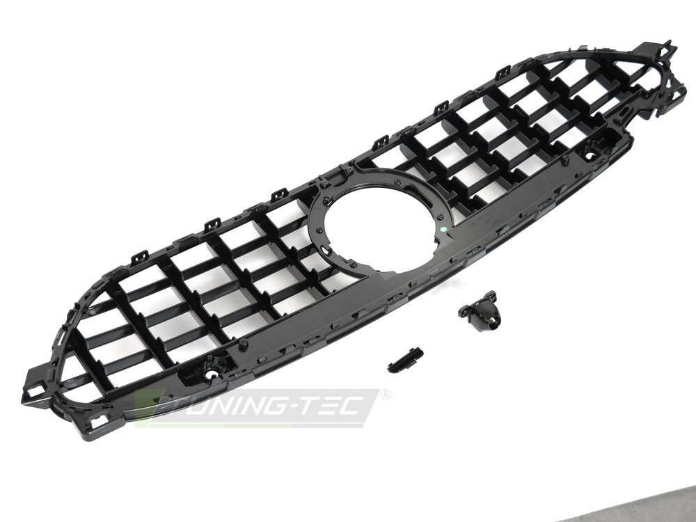 Grill Mercedes CLE C236 23- sort med festedetaljer.