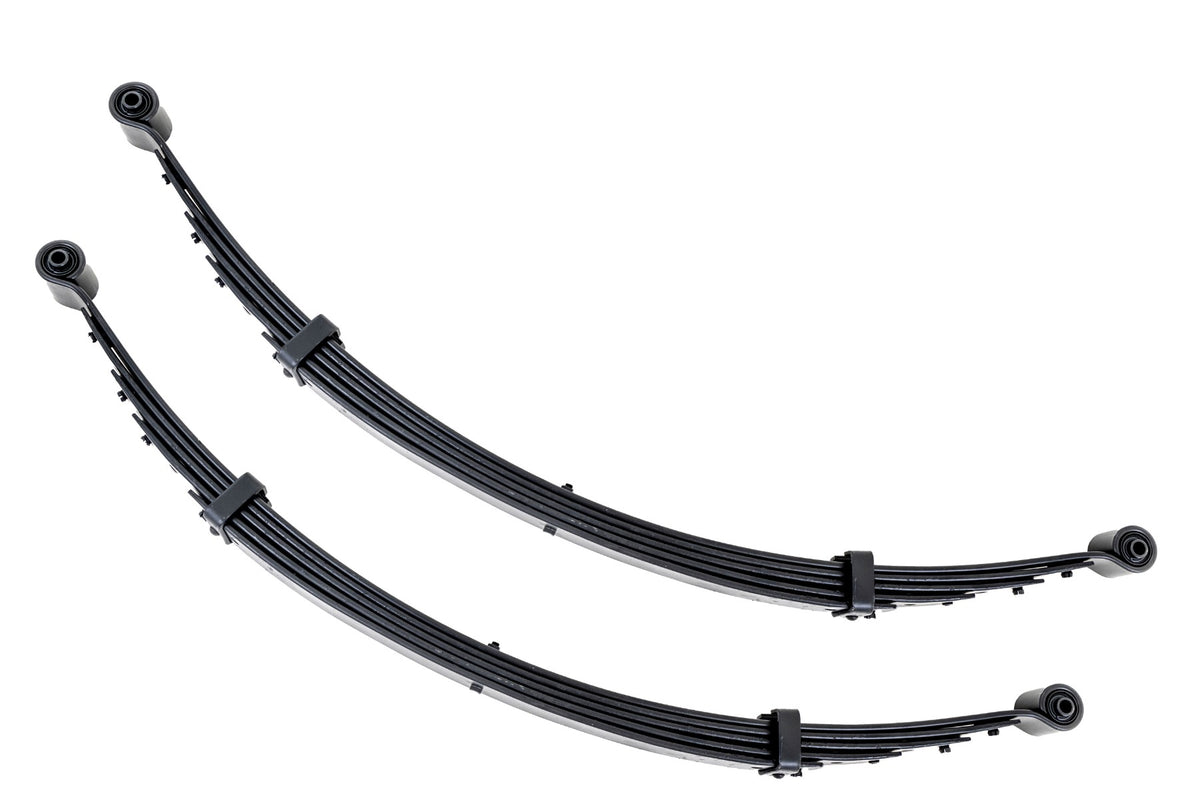 Bladfjærer bak 52 tommer Rough Country med 2 tommer lift til Chevrolet K10 K20 og K5 Blazer, komplett par