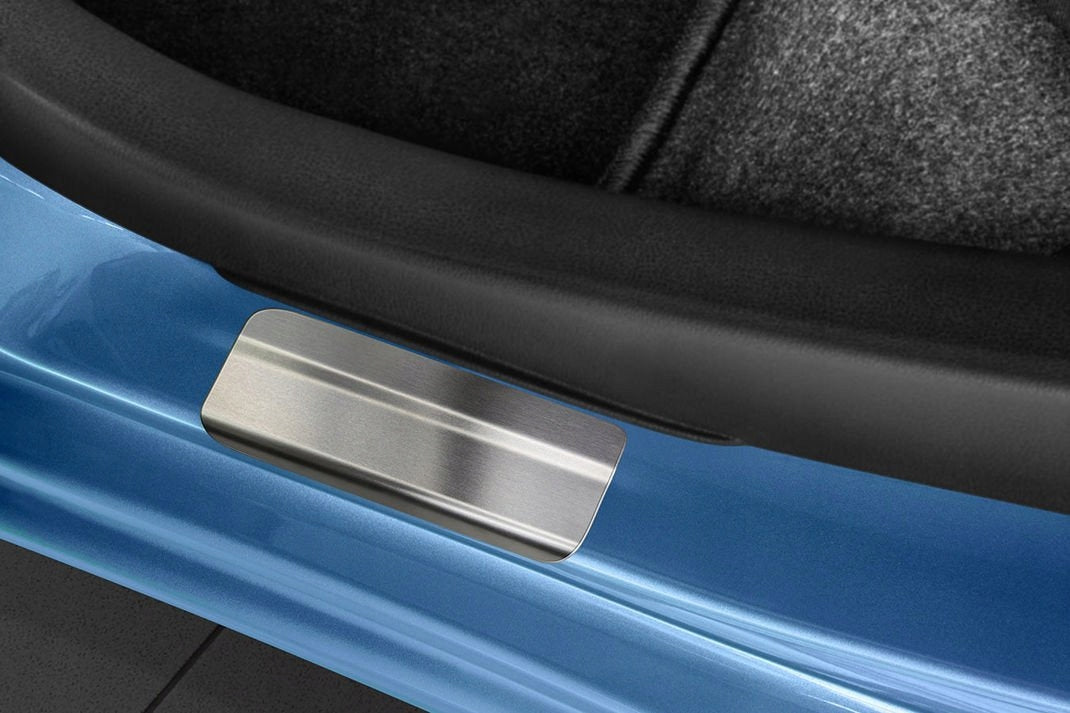 Avisa dørbeskytter til Nissan Note II – satin sølv overflate