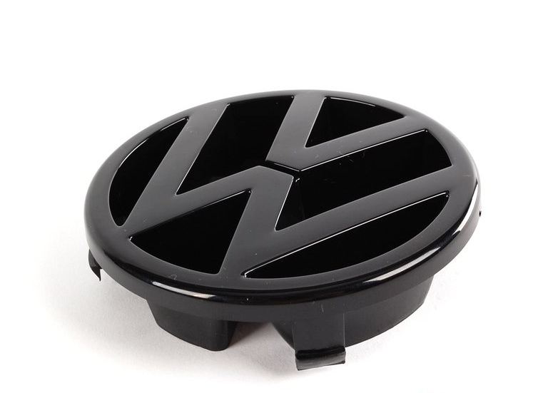 Emblem/logo til VW T4 panser i Black Edition utførelse i svart og titanium, ABS-materiale