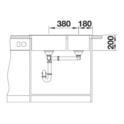 Måltegning Blanco – mål 815x500 mm