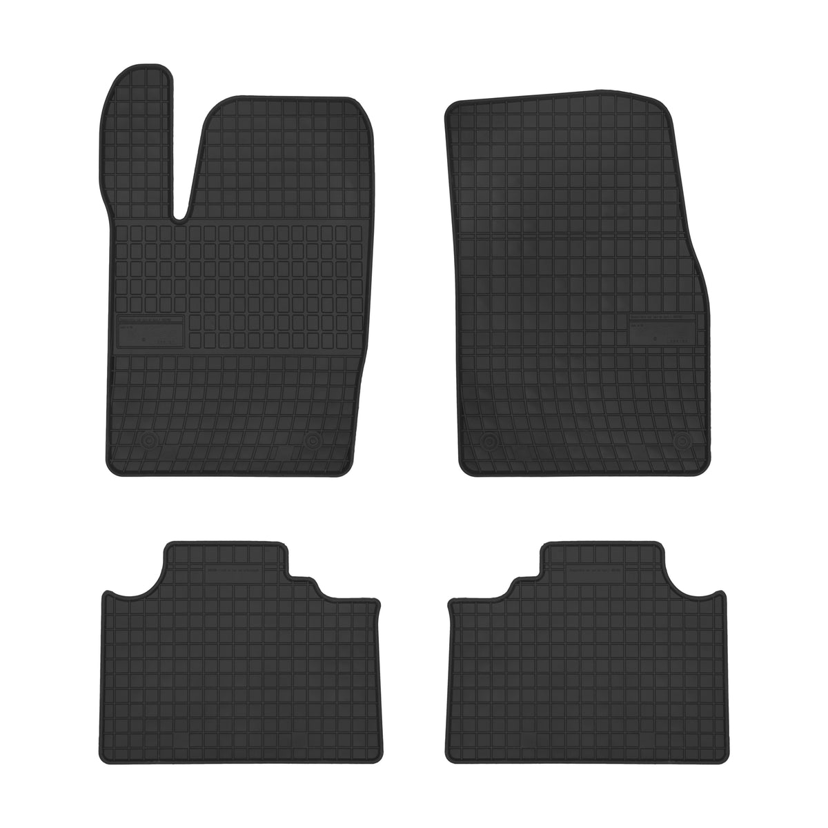 Frogum gummimatter til Jeep Grand Cherokee IV (WK2) 2010–2021 – svart, sett med 4, 1 cm sidekant