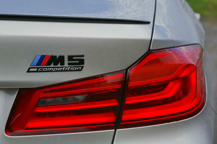 Emblem/logo til Bmw /// Competition i svart blank utførelse for bakluke