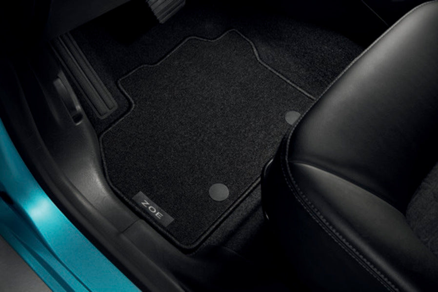 Renault OEM stoffmatter til Renault Zoe – stoff og antiskli