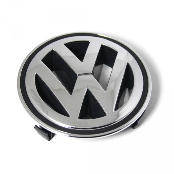 Emblem/logo til Vw Golf 5 (R32) / VW Phaeton 2002 - 2009 Glossy Chrome / Anthracite montert på front grill