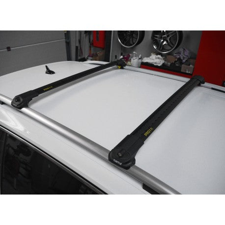 Takstativ Canopy til Vw Amarok I 2009-2020 i svart aluminium med 75 kg lastekapasitet