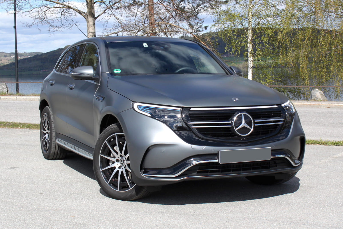 Ven-Tuning skvettlapp til Mercedes EQC (N293) / modeller med stigbrett - sett 4 stk. – enkel montering
