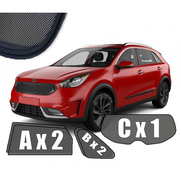 Sr solskjerm i akryl til Kia Niro / e-Niro I til vindavviser og regnbeskyttelse