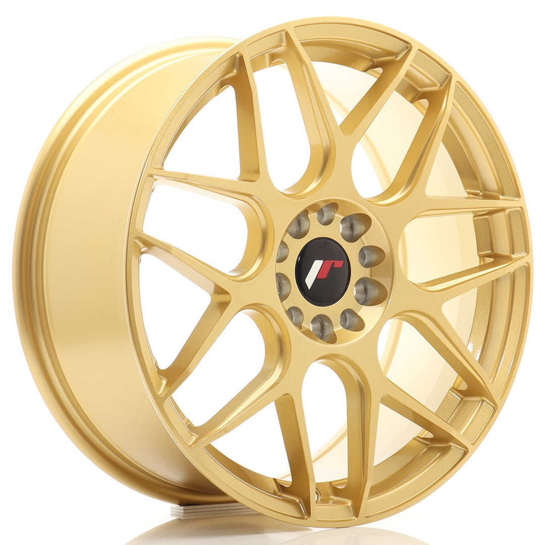 Felg JR Wheels JR18 18x7,5" Gold – sett forfra
