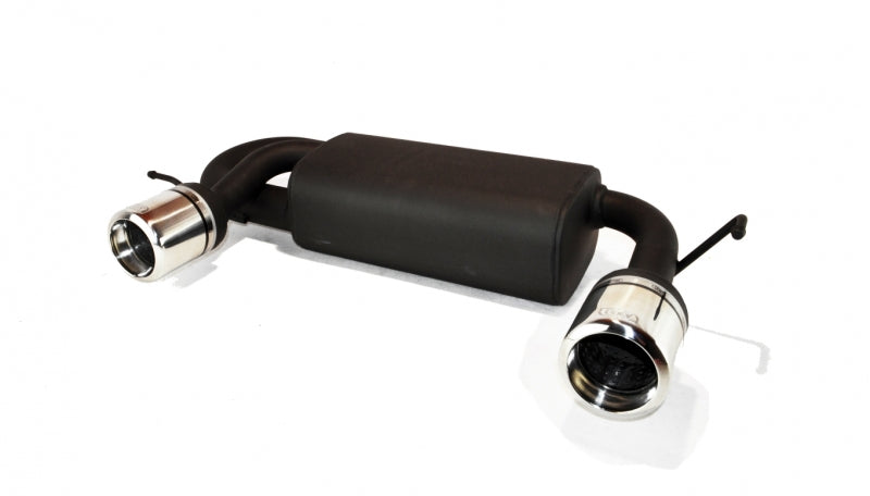 Sluttdemper duet Ulter TT 8N 101-308 oval endepiper modell 16-1 polert rustfri