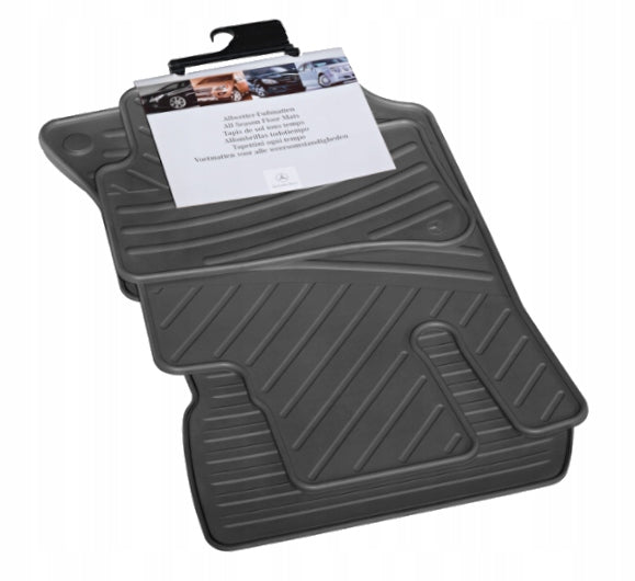 Mercedes OEM TPE gummimatter til Mercedes E-Klasse W212 S212 Sedan Stasjonsvogn 2009–2016 – sett med 4