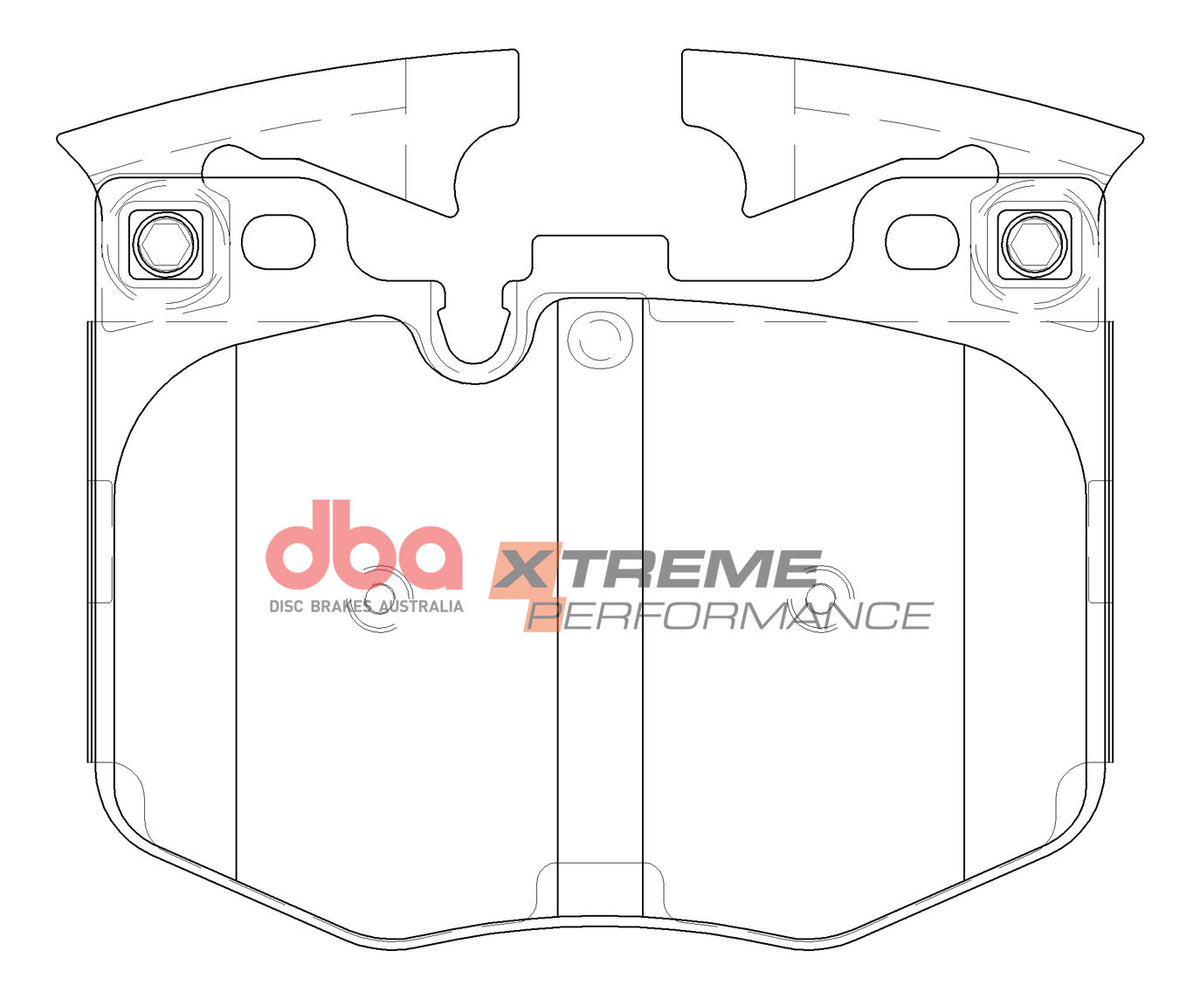 DBA 4000 T3-slissede bremseskiver montert foran på BMW 5 Serie G30/G31 2017–2023