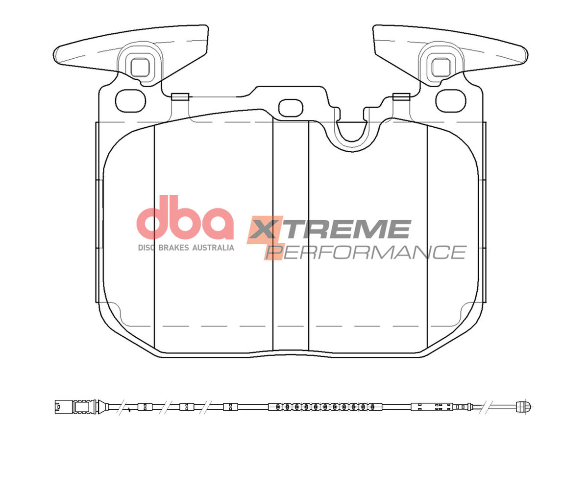 DBA T3 4000 Xtreme Performance bremsesett foran montert på BMW 4 Serie F32/F33/F36 13-20