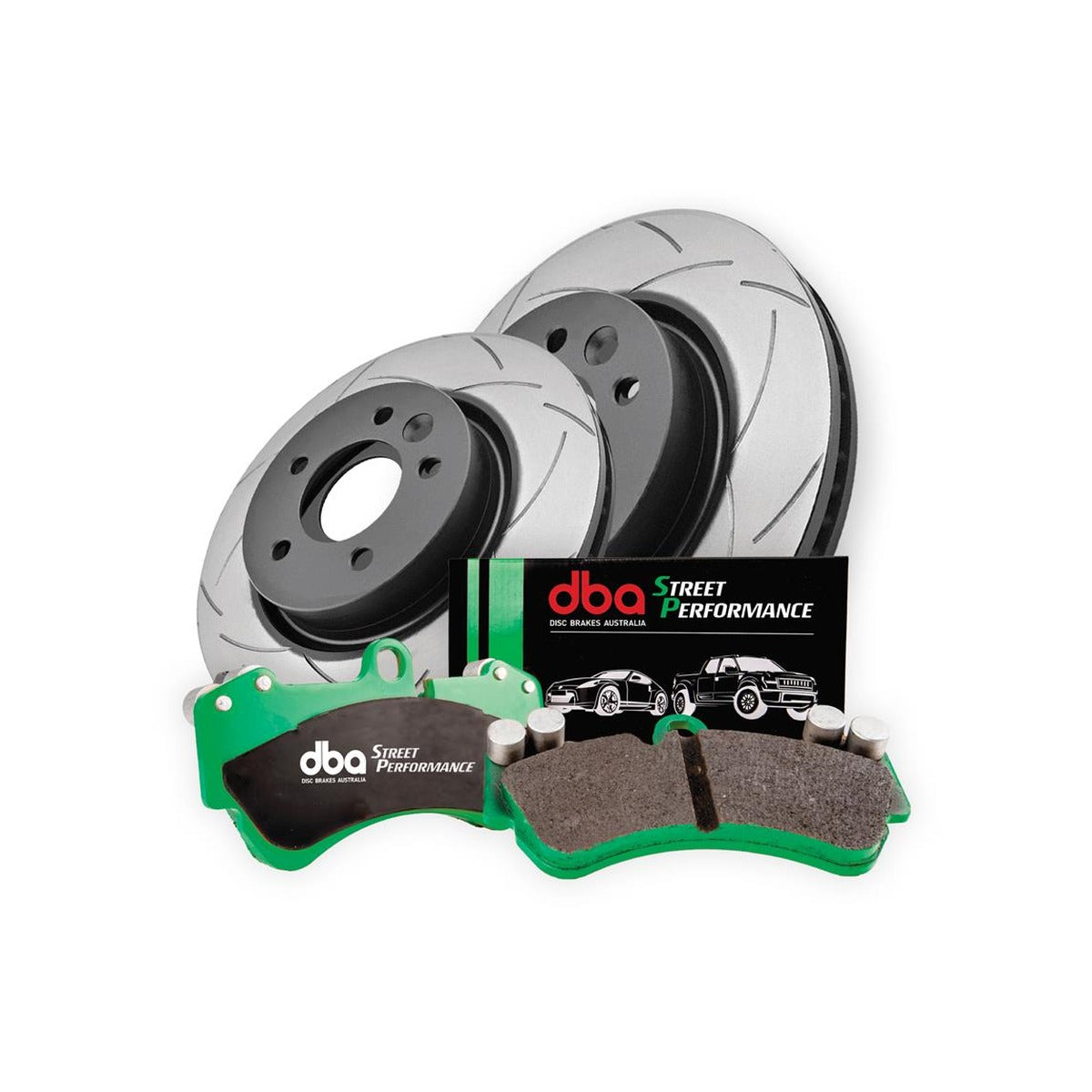 DBA T2 Street Performance bremsesett foran montert på BMW 8 Serie G15 G16 F93 19-