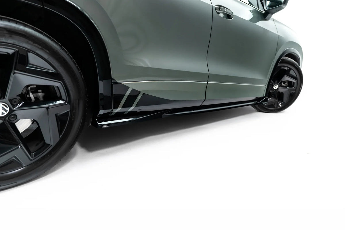 Maxton Design sideskjørt diffusers til VW Tayron R-Line i Gloss Black