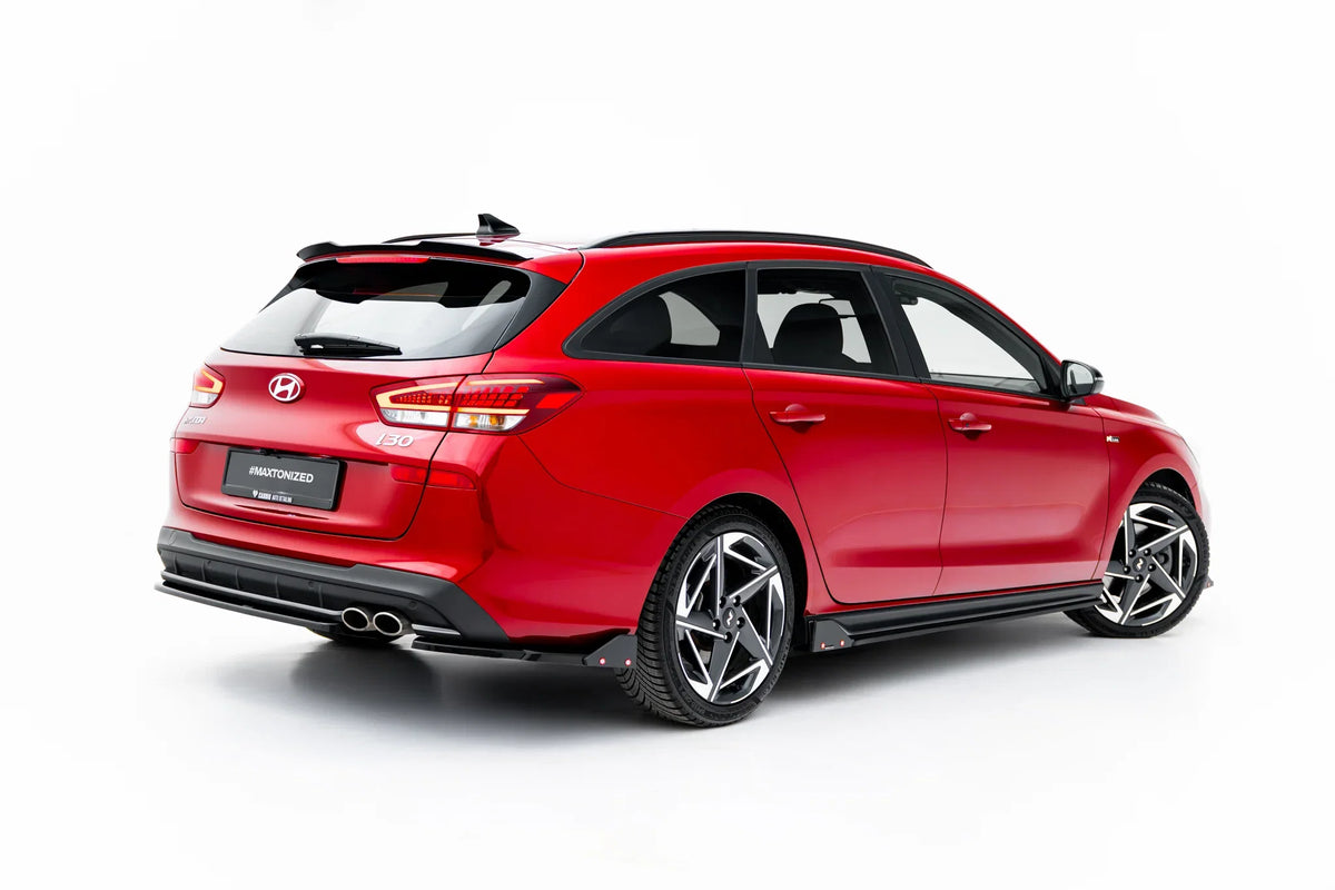 Komplett splittersett til Hyundai I30 N-Line Wagon Mk3 Facelift sett bakfra