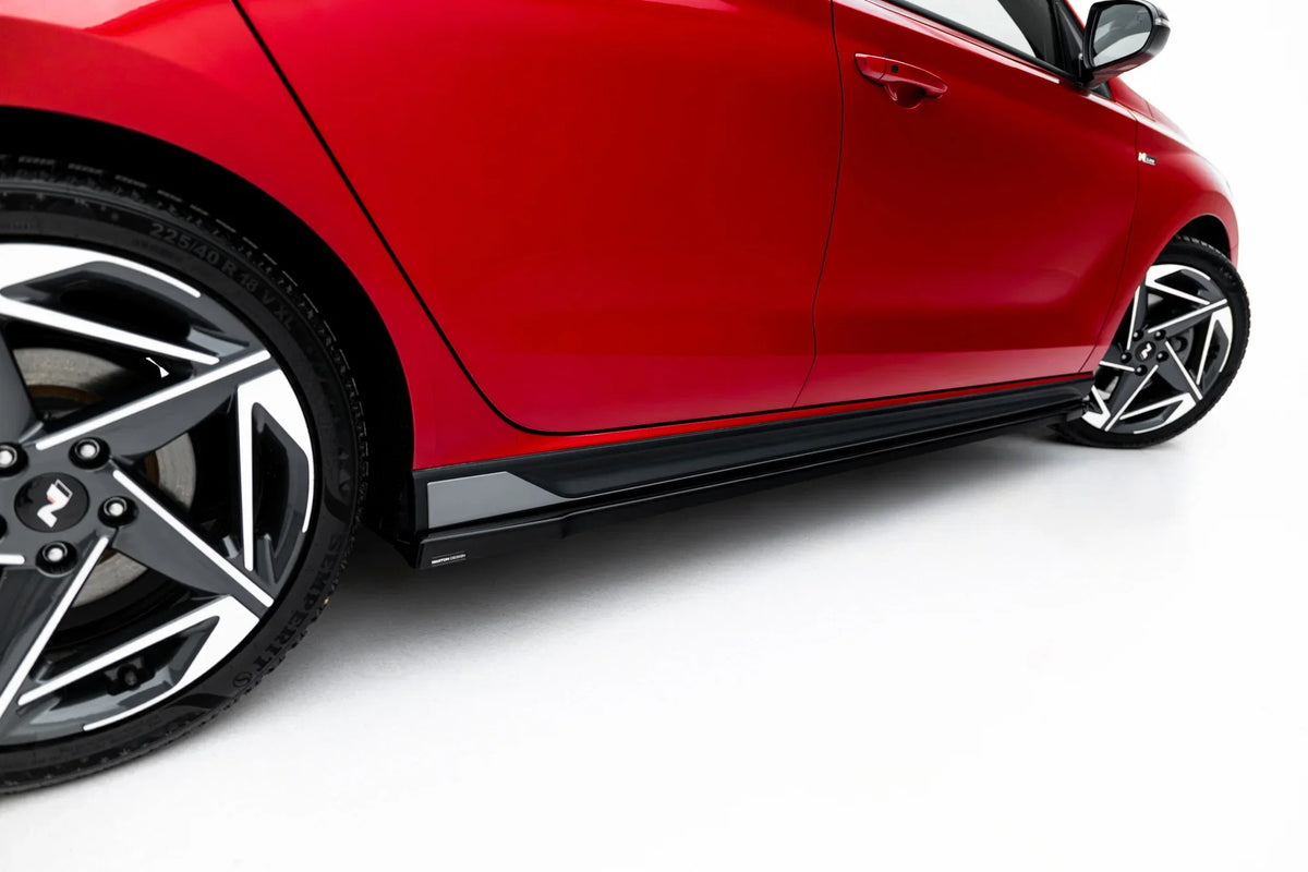 Komplett splittersett i blank sort ABS til Hyundai i30 N-Line Wagon Facelift