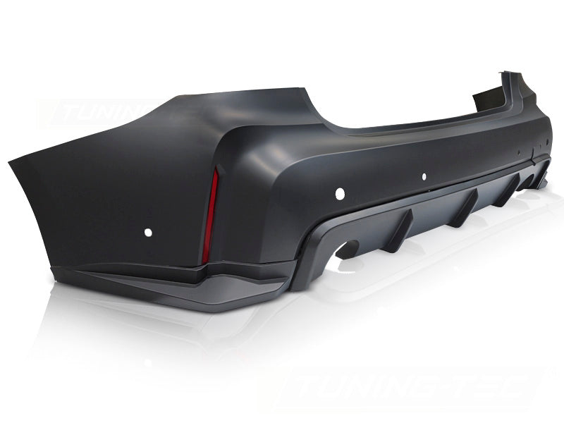 Støtfanger BMW 3-serie G20 19-22 PDC, diffusor O–O matt svart ZTBMA5