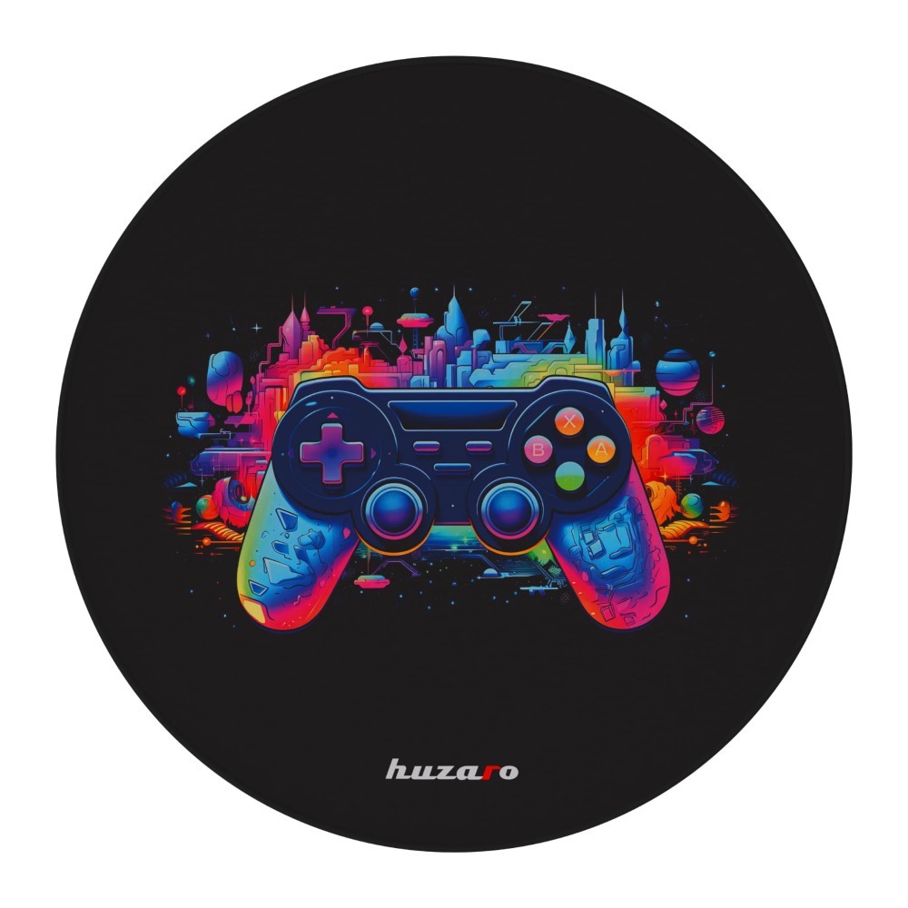 FloorMat 7.0 plassert under gamingstol på parkett