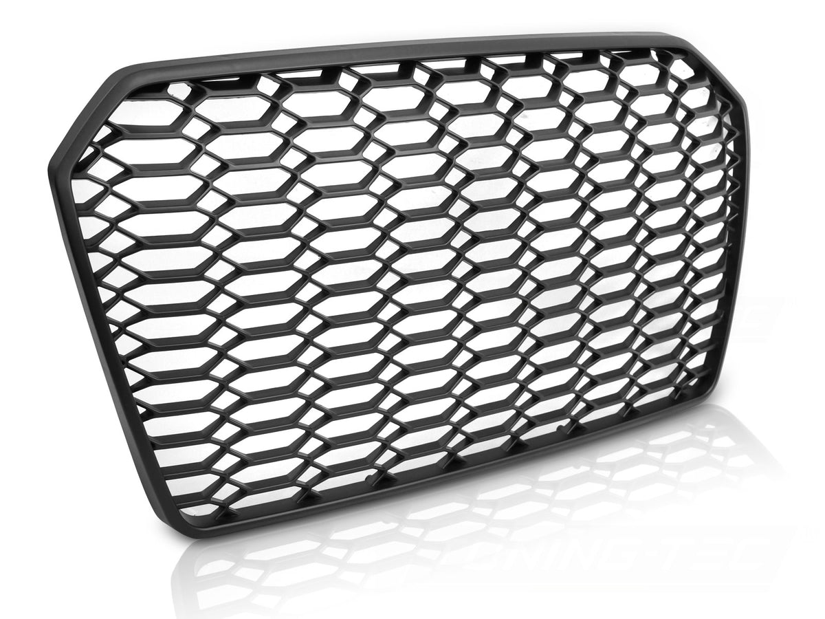 Sport-grill svart til Audi A6 C7 facelift 2014–2018 sett forfra