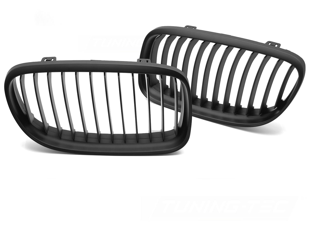 Grill matt svart BMW 3-Serie E90 E91 LCI 09-11 fra Tuning-Tec