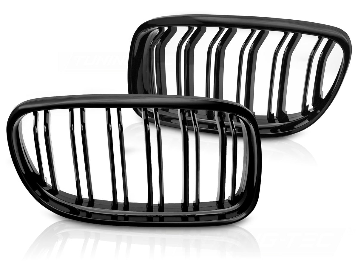 Grill BMW E90/E91 LCI 09-11 Glossy Black – par forfra