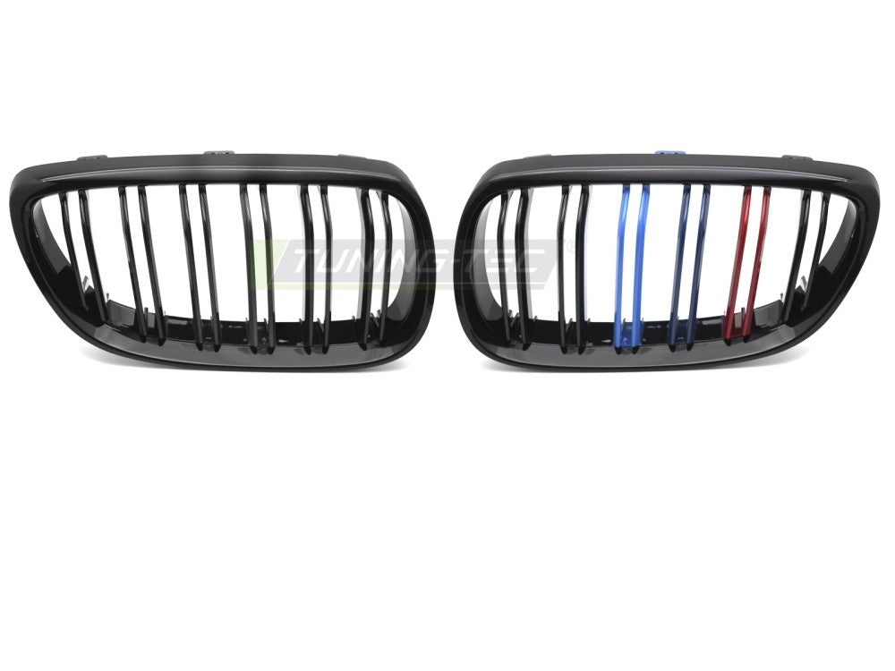 Blank svart grill til BMW E92 Coupé og E93 Cabriolet 2006-2013