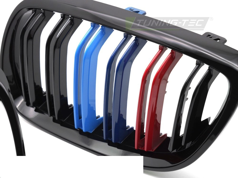 Tuning-Tec sport grill BMW 3 Serie E92/E93 med tri-colour double bar design