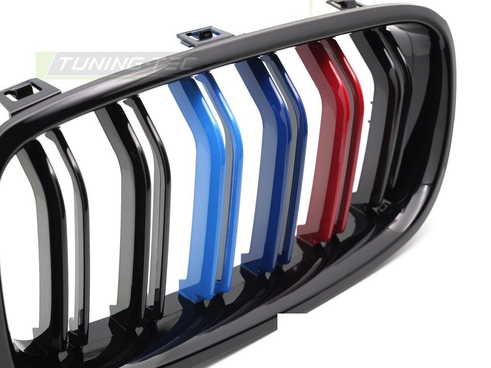 Grill BMW F30 F31 3 Serie 2011-2018 glossy svart finish fra Tuning-Tec