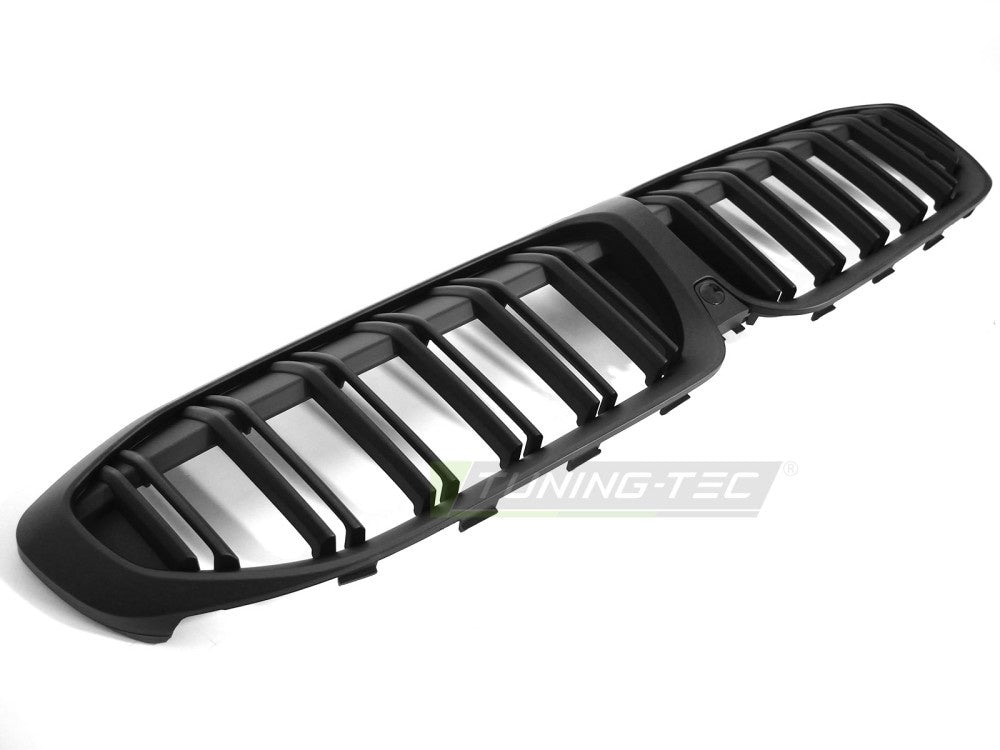 Frontgrill BMW G20/G21 19-22 matt svart double bar nærbilde