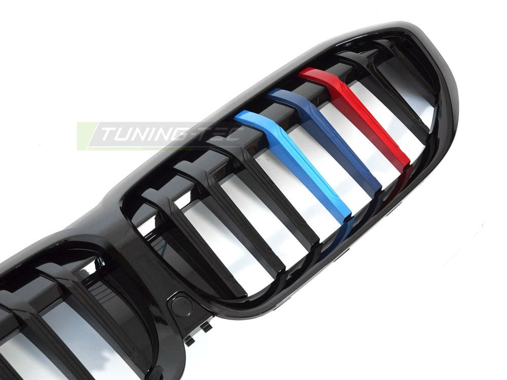 Frontgrill BMW 3 Serie G20 G21 G80 blank svart Tri-Colour – Nomax.no