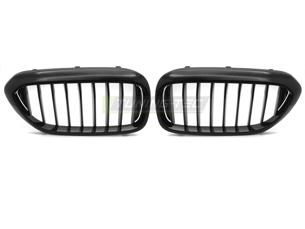 Blank svart grill til BMW G30 G31 F90 montert på fronten